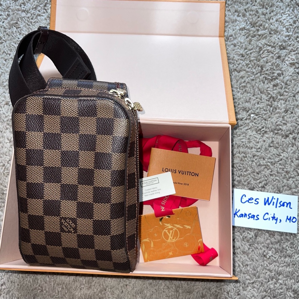 SOLD Louis Vuitton Damier Geronimo Belt Bag/Bumbag